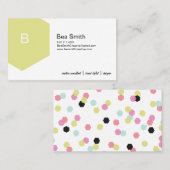 HexeConfetti - Zitrone Visitenkarte (Vorne/Hinten)