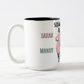 Hexed Hallowen Zweifarbige Tasse (Links)