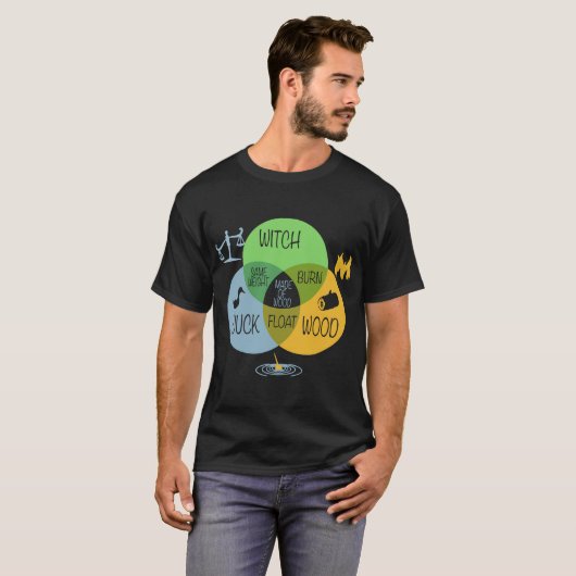 Hexeentenfloss wook Fischen-T - Shirts (Vorne ganz)