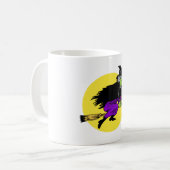 Hexefliegen durch Mond Kaffeetasse (Vorderseite Links)