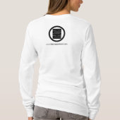 Hexelogo mit verbundenen Augen T-Shirt (Rückseite)