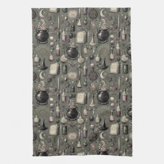 Hexen Apothecary Geschirrtuch (Vertikal)