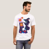 Hexen-Arcade-Nacht T-Shirt (Vorne ganz)