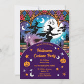 Hexen auf einem Mission Halloween Costume Party Einladung (Vorderseite)