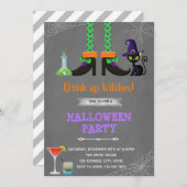 Hexen auf halber Einladung trinken (Vorne/Hinten)