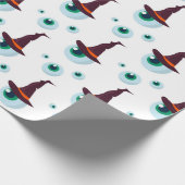 Hexen-Augenmuster Geschenkpapier (Ecke)