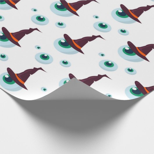 Hexen-Augenmuster Geschenkpapier (Ecke)