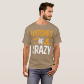 Hexen Be Crazy Halloween Junge T-Shirt (Vorne ganz)