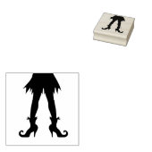 Hexen Beine Silhouette Briefmarke Gummistempel (Stempel)