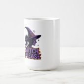 Hexen bitte Halloween-Tasse Kaffeetasse (Mittel)