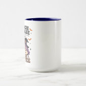 Hexen, bitte Navy große Tasse Halloween-Geschenk (Zentrum)