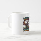Hexen Bitte Spukhaus Halbmondkessel Kaffeetasse (Vorderseite Links)