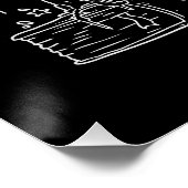 Hexen-Blick: Mystisches, visionäres Design Poster (Ecke)