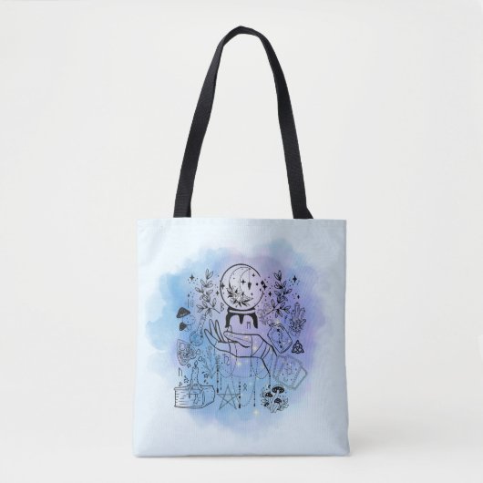 Hexen-Blick: Mystisches, visionäres Design Tasche (Vorderseite)