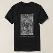 Hexen brähen oder Die Funny Pagan Occult T-Shirt (Design vorne)