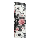 Hexen-Bräu Gothic-Blumendesign Thermosbecher (Nach rechts gedreht)