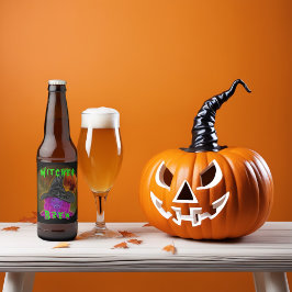 Hexen Brew Bierflaschenetikett