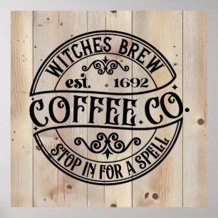 Hexen Brew Coffee Co Poster