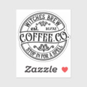 Hexen Brew Coffee Co Stickers Aufkleber (Blatt)