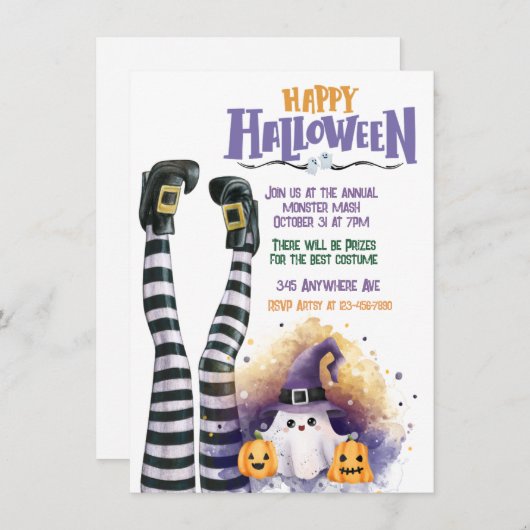 Hexen Brew Einladung (Vorne/Hinten)