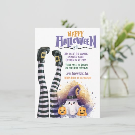 Hexen Brew Einladung (Stehend Vorderseite)