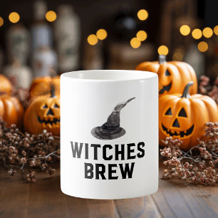 Hexen Brew   Frohe Halloween   Hexenhut Kaffeetasse