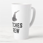 Hexen Brew | Frohe Halloween | Hexenhut Milchtasse (Rechte Ecke)