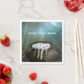 Hexen Brew Ghosted Halloween-Party Cauldron Serviette (Beispiel)