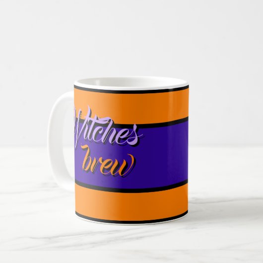 Hexen Brew Halloween Custom Tasse (Vorderseite Links)