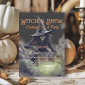 Hexen Brew Halloween Kochklasse und Party Einladung