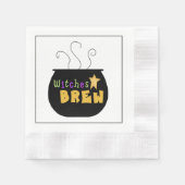 Hexen Brew Halloween Paper Napkin Serviette (Vorderseite)