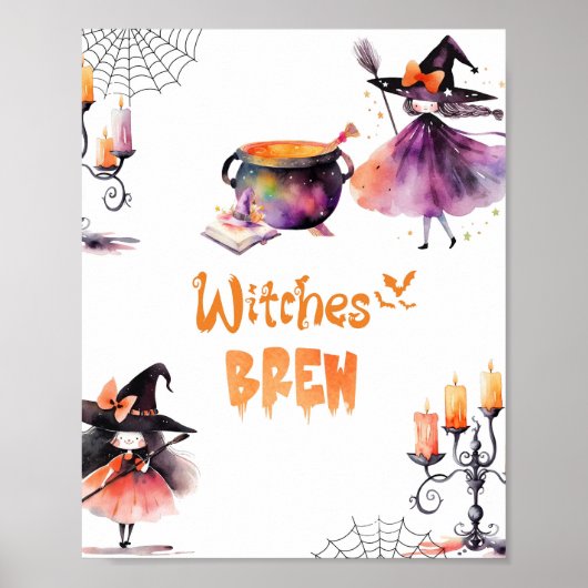 Hexen Brew-Halloween-Party Poster (Vorne)