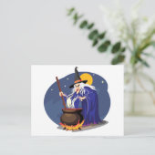 Hexen Brew Halloween Postcard Postkarte (Stehend Vorderseite)