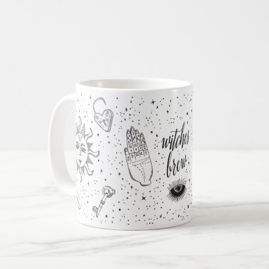 Hexen Brew Keramik Tasse (Vorderseite Links)