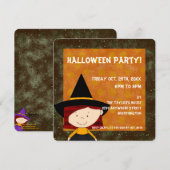 Hexen Brew Kid's Halloween-Party Einladung 3 (Vorne/Hinten)
