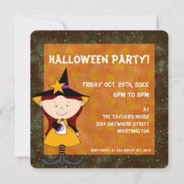 Hexen Brew Kid's Halloween-Party Einladung 4