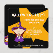 Hexen Brew Kid's Halloween-Party Einladung 6 (Vorne/Hinten)