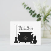Hexen Brew Postkarte (Stehend Vorderseite)