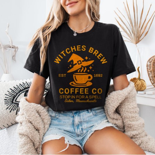 Hexen Brew Salem Massachusetts Halloween-Kaffee Tri-Blend Shirt