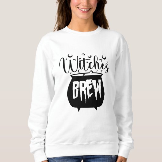 Hexen Brew Spooky Halloween Cool Sweatshirt (Vorderseite)
