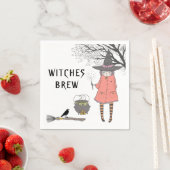 Hexen Brew Spooky Hexe Serviette (Beispiel)