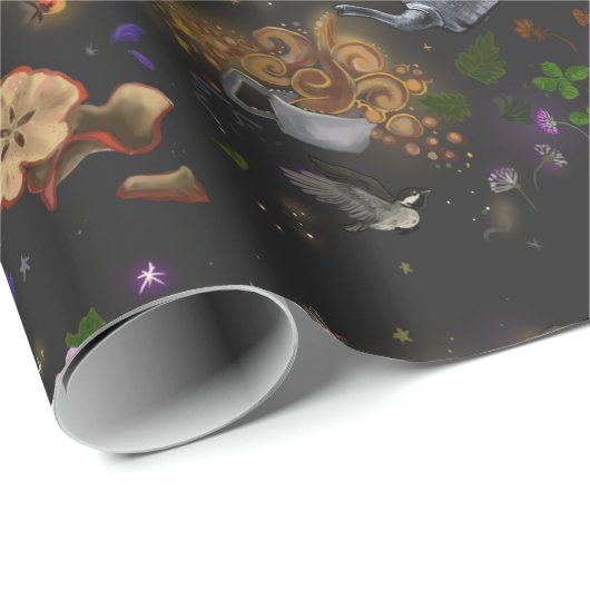 Hexen Brew Tee und Cotattcore Muster Geschenkpapier (Rolleneckpunkt)