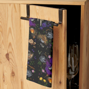 Hexen Brew Tee und Cotattcore Muster Geschirrtuch