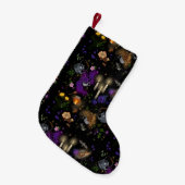 Hexen Brew Tee und Cotattcore Muster Kleiner Weihnachtsstrumpf (Vorderansicht (hängend))