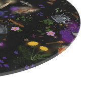 Hexen Brew Tee und Cotattcore Muster Schneidebrett (Ecke)
