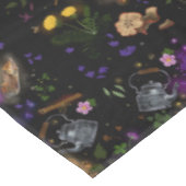 Hexen Brew Tee und Cotattcore Muster Tischdecke (Schrägansicht)