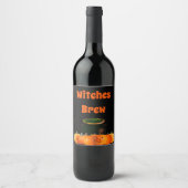 Hexen Brew Wine 6 Matte Labels Weinetikett (Vorderseite)