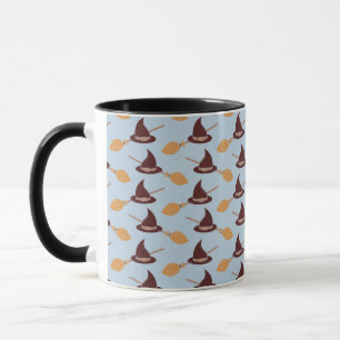 Hexen Broomsticks und Hat Pattern Halloween-Tasse Tasse
