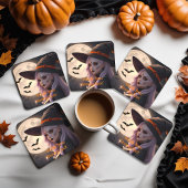 Hexen brühen Ruhestand Rechteckiger Pappuntersetzer