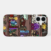 Hexen Bücherregal Chaos iPhone 16 Hülle (Rückseite (Horizontal))
